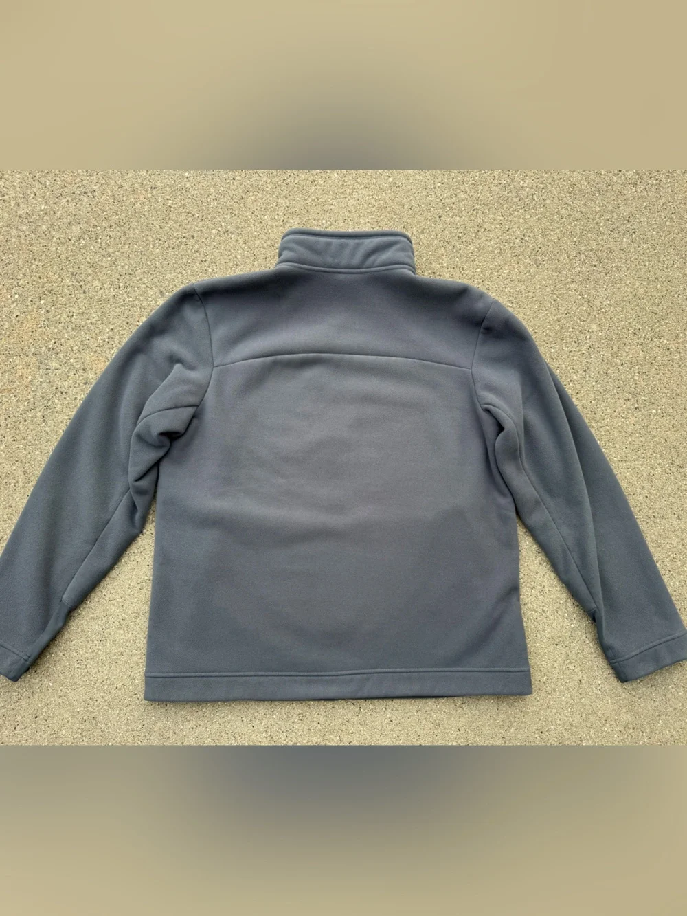 The North Face Men's Large Chimborazo Sherpa-Lined Fleece Full Zip Jacket Gray